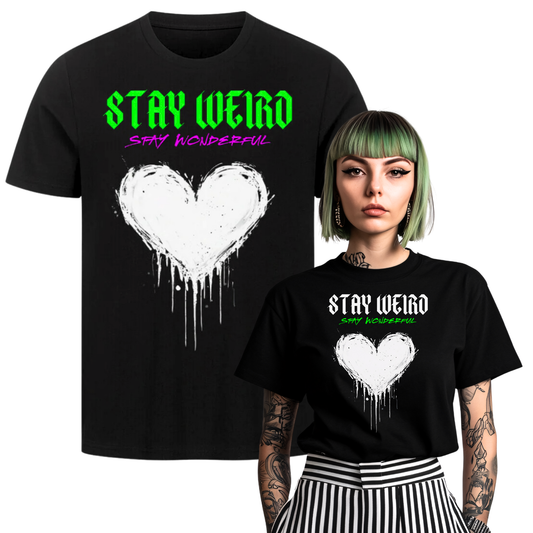 Premium T-Shirt UNISEX "Stay weird"