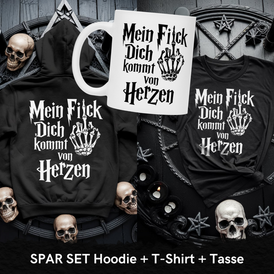 Mein fick dich kommt von Herzen - Spar Set