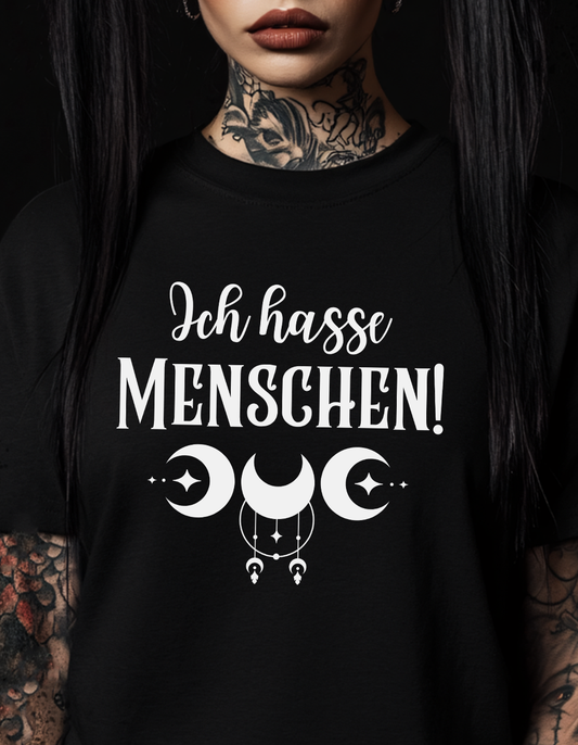 Ich hasse Menschen - Premium T-Shirt Unisex