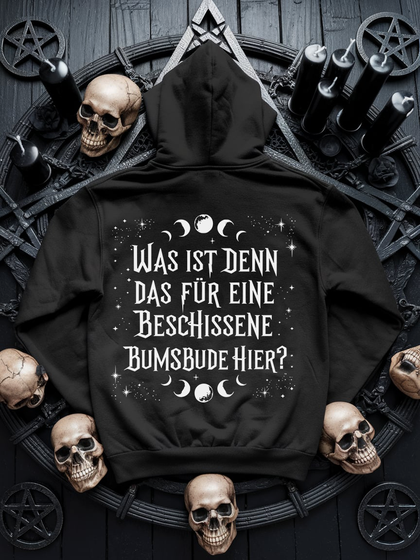 Was denn los hier Premium Hoodie Unisex