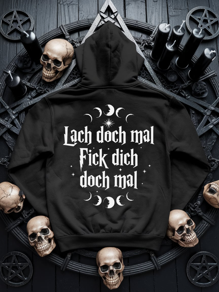 Fick dich doch mal Premium Hoodie Unises