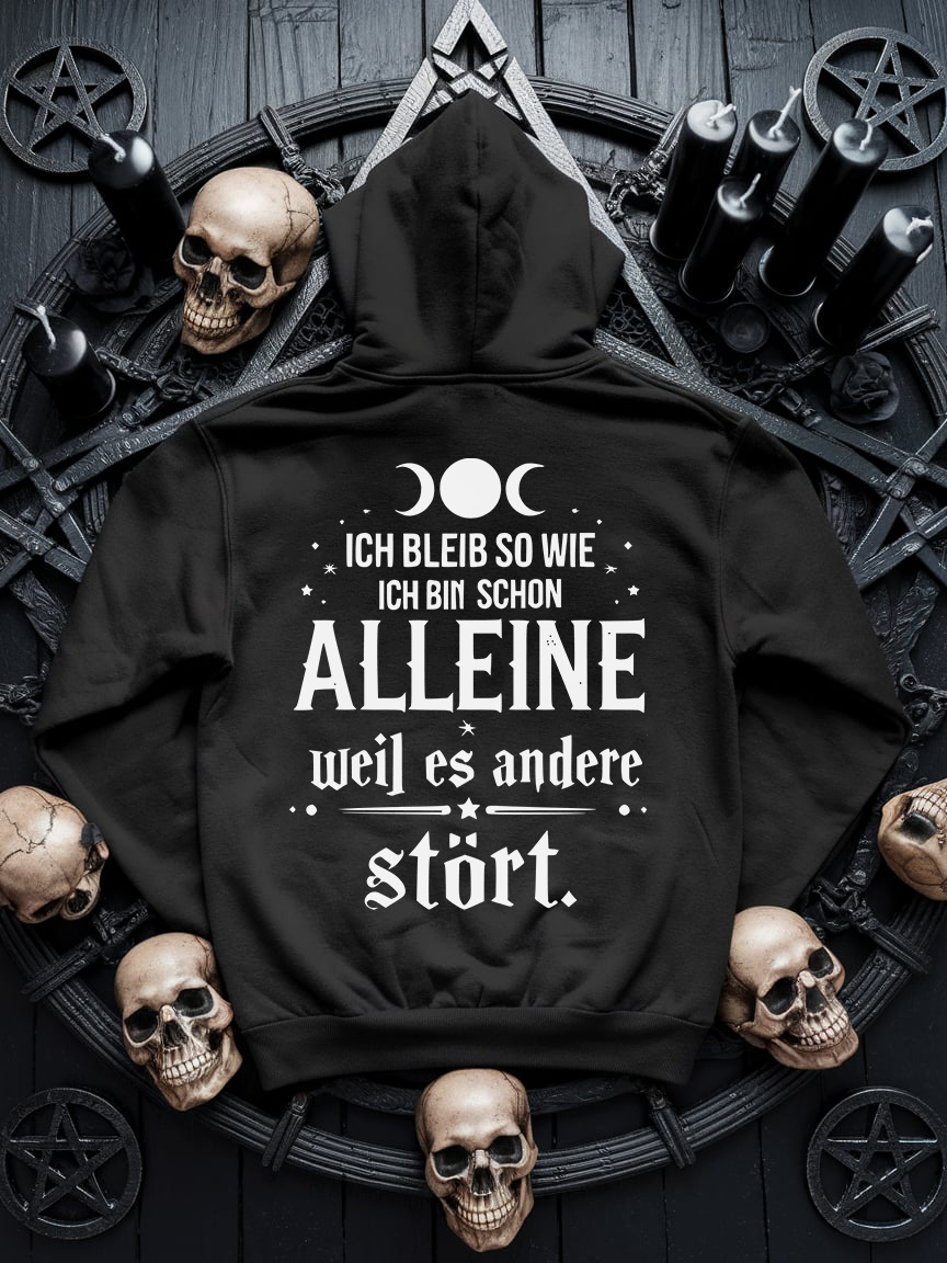 Ich bleib so wie ich bin Premium Hoodie Unisex