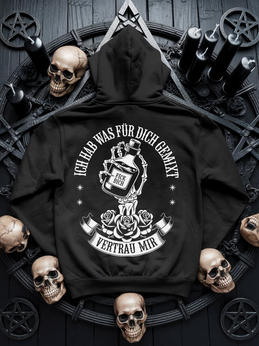 Ich hab dir was gemixt Premium Hoodie Unsiex - Gothic Witch Statment