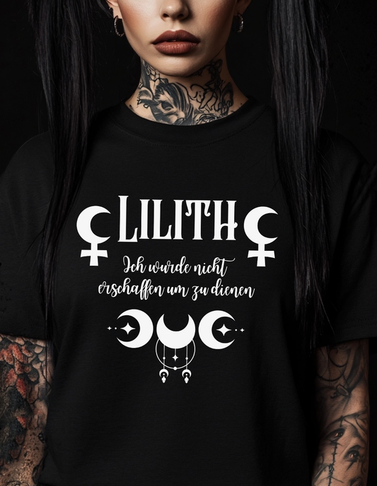 Lilith Dämon Hexe  -  Premium T-Shirt Unisex, Dark Fashion