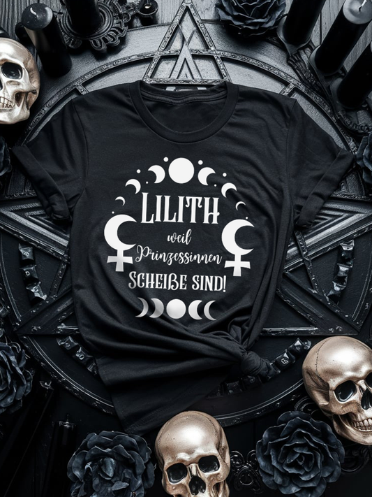 Lilith weil Prinzessinnen scheiße sind -  Premium T-Shirt Unisex, Goth Alt Fashion