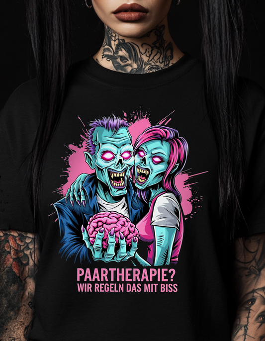 "Paartherapie" Zombie Premium T-Shirt Unisex