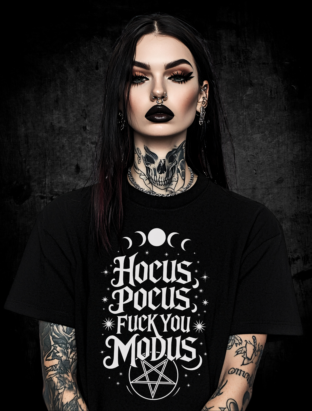 Premium T-Shirt Unisex "Hocus Pocus fuck you Modus"