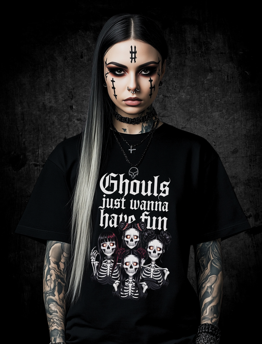 Premium T-Shirt Unisex "Ghouls just wanna have fun"
