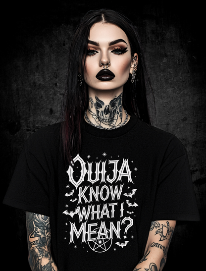 Premium T-Shirt Unisex "Ouija know what i mean"