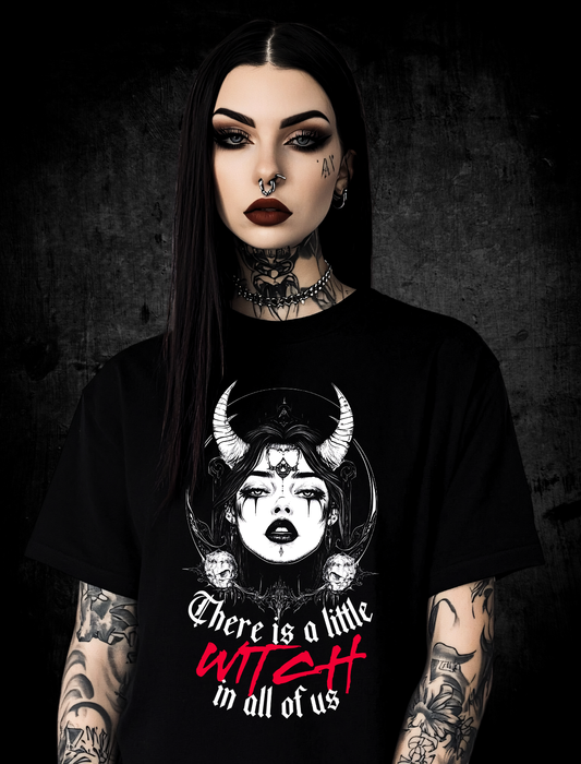 Premium T-Shirt Unisex "There is a little witch in all of us"