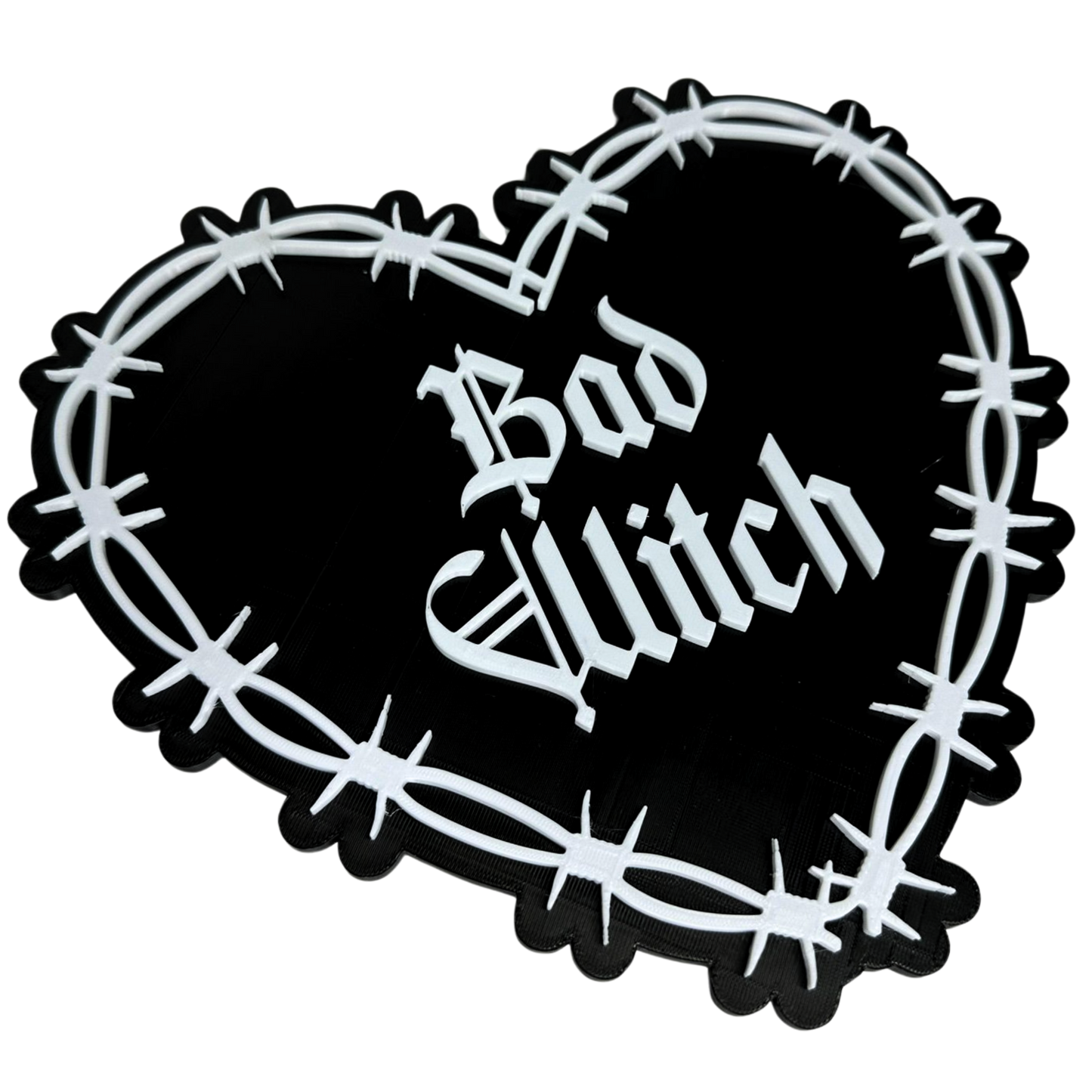 Gothic Wandschild "Bad Witch", Haunted Home, Witchcraft Zubehör, Witchy Dekoration, Gothic Accessoire