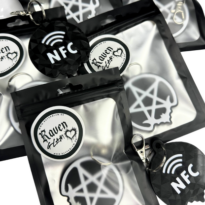 Witchy Pentagram - Smarter programmierbarer NFC-Schlüsselanhänger