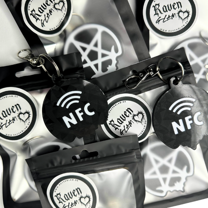 Witchy Pentagram - Smarter programmierbarer NFC-Schlüsselanhänger