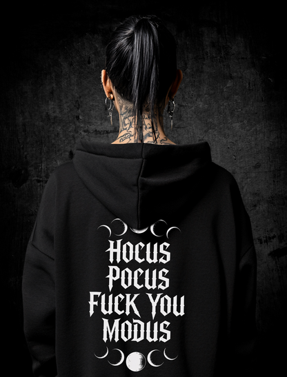 Premium Hoodie Unisex "Hocus Pocus fuck you Modus"