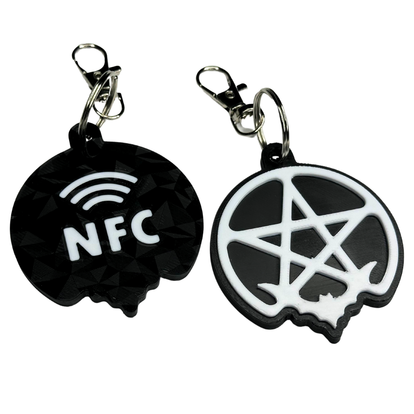 Witchy Pentagram - Smarter programmierbarer NFC-Schlüsselanhänger