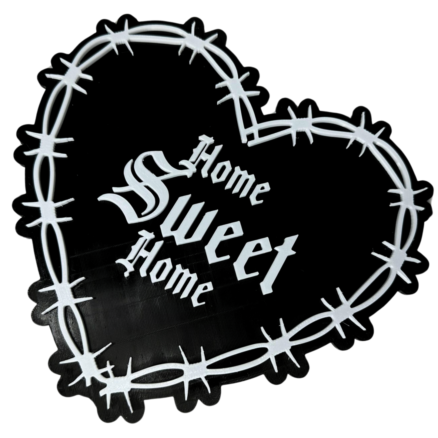 Home Sweet Home Gothic Wandschild, Haunted Home, Witchcraft Zubehör, Witchy Dekoration, Gothic Accessoire