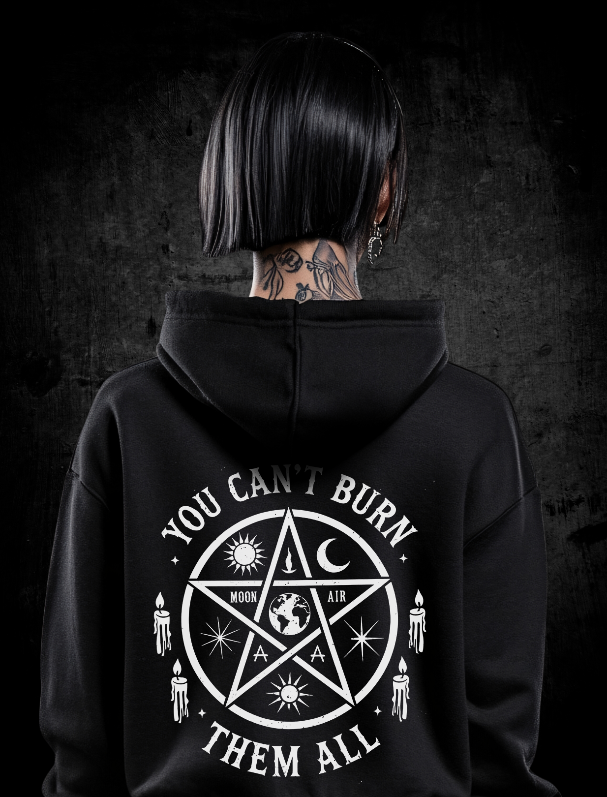 Premium Hoodie Unisex "You can not burn them all"