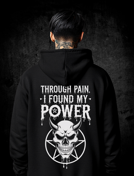 Premium Hoodie "Through pain i found my power"