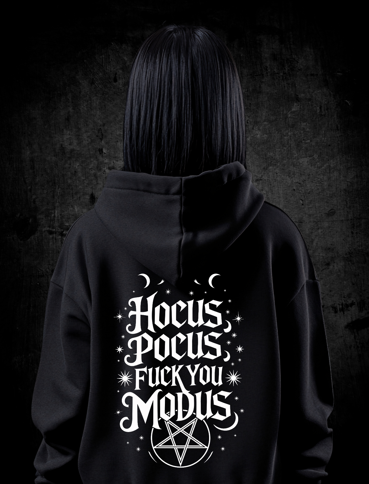 Premium Hoodie "Hocus Pocus Fuck you Modus"