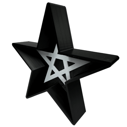 Gothic Sternschale mit Pentagram, Witchcraft, Witchy Dekoration, Gothic Schale für dein Wohnzimmer