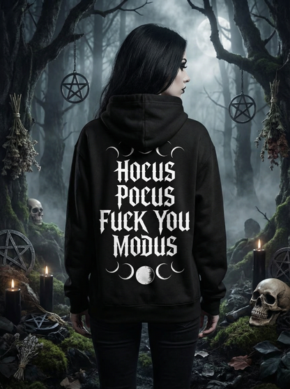 Premium Hoodie Unisex "Hocus Pocus fuck you Modus"