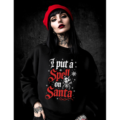 Premium Sweatshirt Unisex "I put a Spell on Santa"