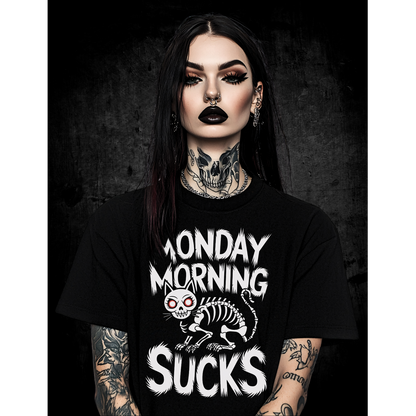 Premium T-Shirt Unisex "Monday Morning Sucks"