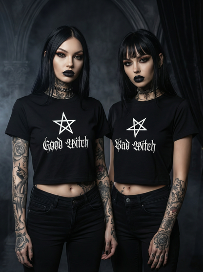 Bad Witch, Good Witch - T-Shirt Spar Set, Partnerlook