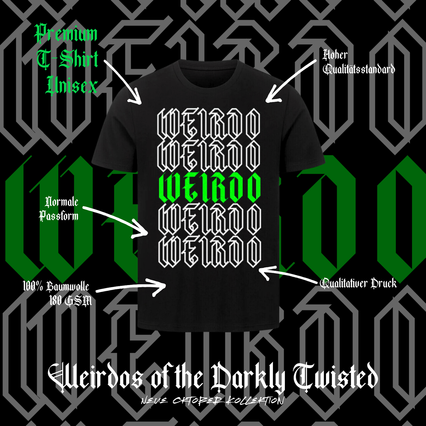 Premium T-Shirt Unisex "Weirdo"