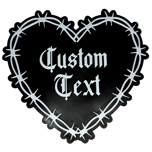 Personalisiertes Gothic Wandschild , Dein Text, Witchcraft Zubehör, Witchy Dekoration, Gothic Accessoire