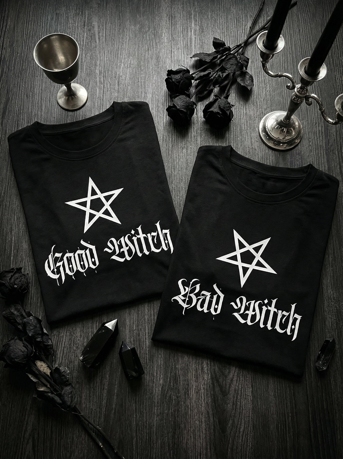 Bad Witch, Good Witch - T-Shirt Spar Set, Partnerlook