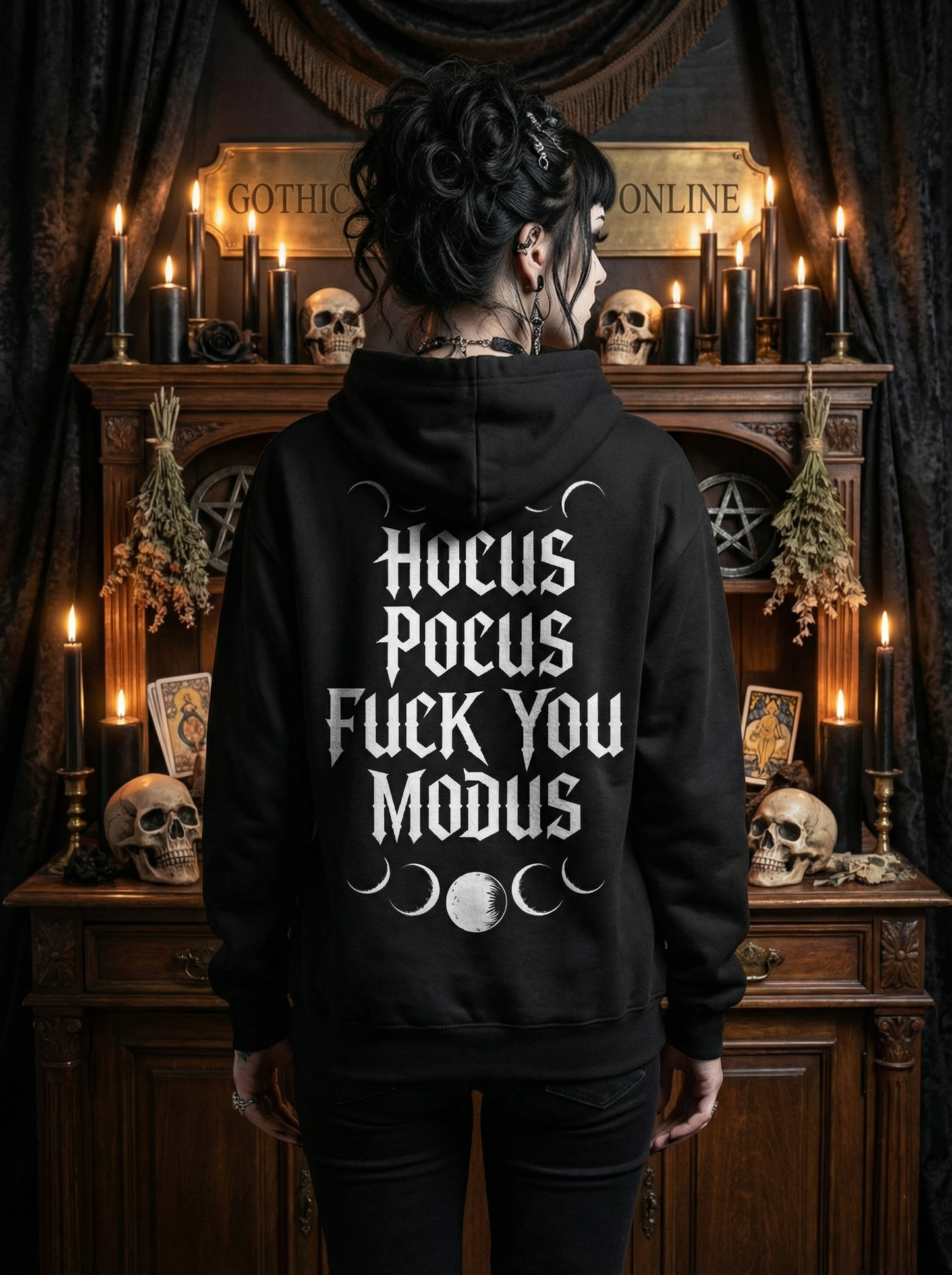 Premium Hoodie Unisex "Hocus Pocus fuck you Modus"