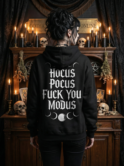 Premium Hoodie Unisex "Hocus Pocus fuck you Modus"
