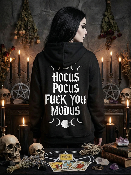Premium Hoodie Unisex "Hocus Pocus fuck you Modus"