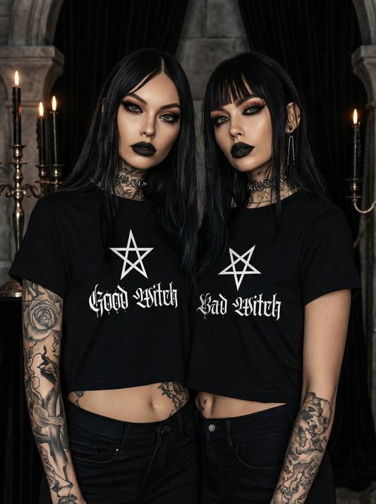 Bad Witch, Good Witch - T-Shirt Spar Set, Partnerlook