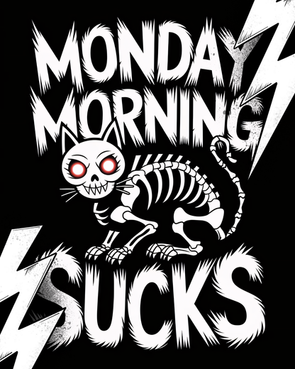 Premium T-Shirt Unisex "Monday Morning Sucks"