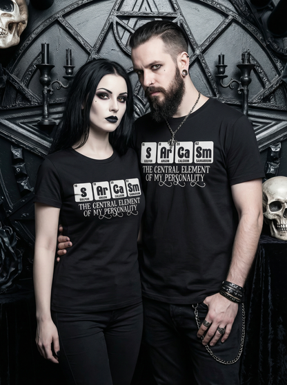 Sarkassmus Chemie für Pärchen oder Besties - Gothic T-Shirt Set für 2