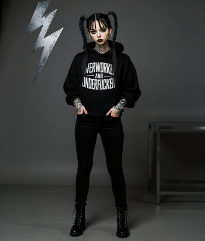 Overworked and Underfucked - Premium Hoodie UNISEX