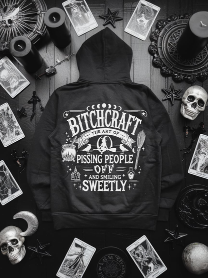 Witchcraft Hoodie Unisex "Bitchcraft" Witchy Vibes