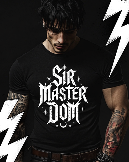 Kinky Dom T-Shirt Unisex "Sir Master Dom" Fetish Kink Shirt