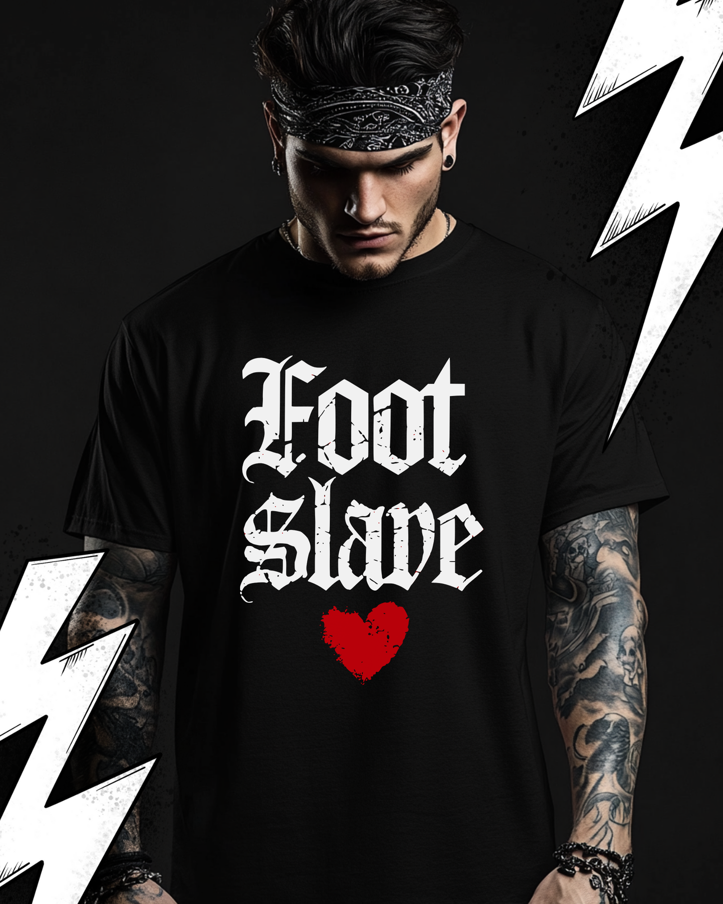 Kinky Fetish T-Shirt Unisex "Foot Slave"