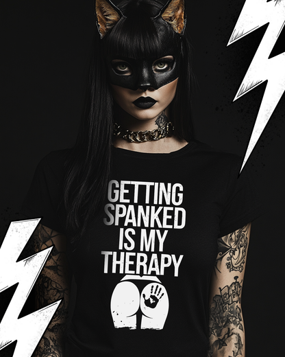 Kinky Fetish T-Shirt Unisex "Spanking is my theraphy"