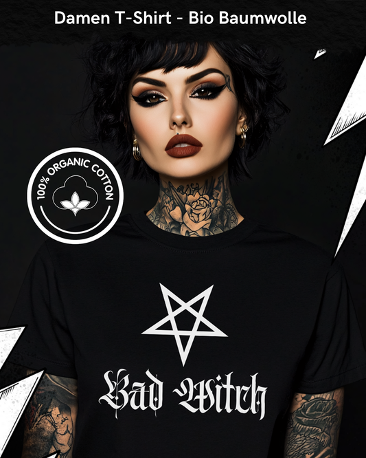 Bad Witch - Premium Organic Shirt Women, Dark Fashion, Gothic Shirts