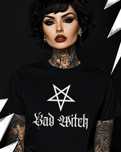 Bad Witch - Premium T-Shirt Unisex, Witchcraft, Gothic T-Shirt, Dark Fashion