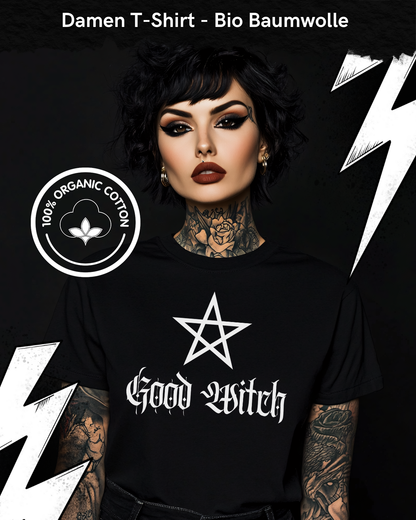 Bad Witch, Good Witch - Organic Damen T-Shirt Spar Set, Partnerlook