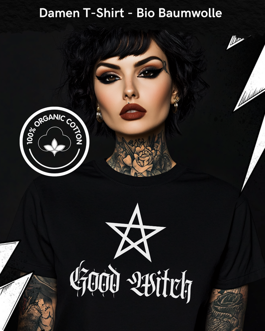 Good Witch -Premium Organic Shirt Women, Dark Fashion, Gothic Shirts