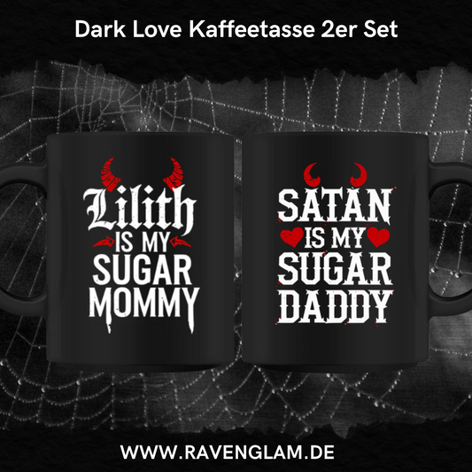 Lilith & Satan - 2er Set Kaffeetassen