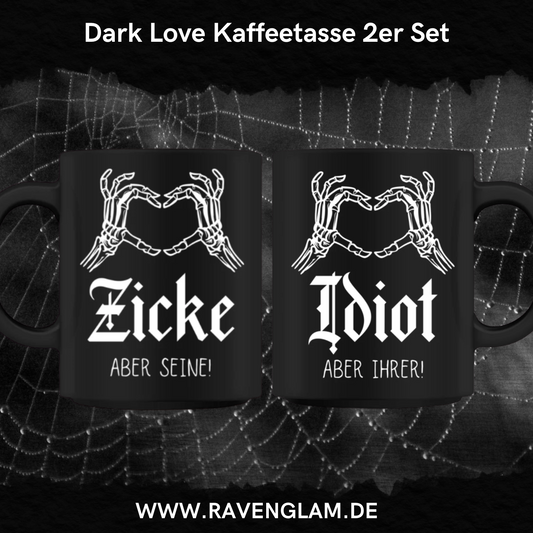 Zicke & Idiot - 2er Set Kaffeetassen