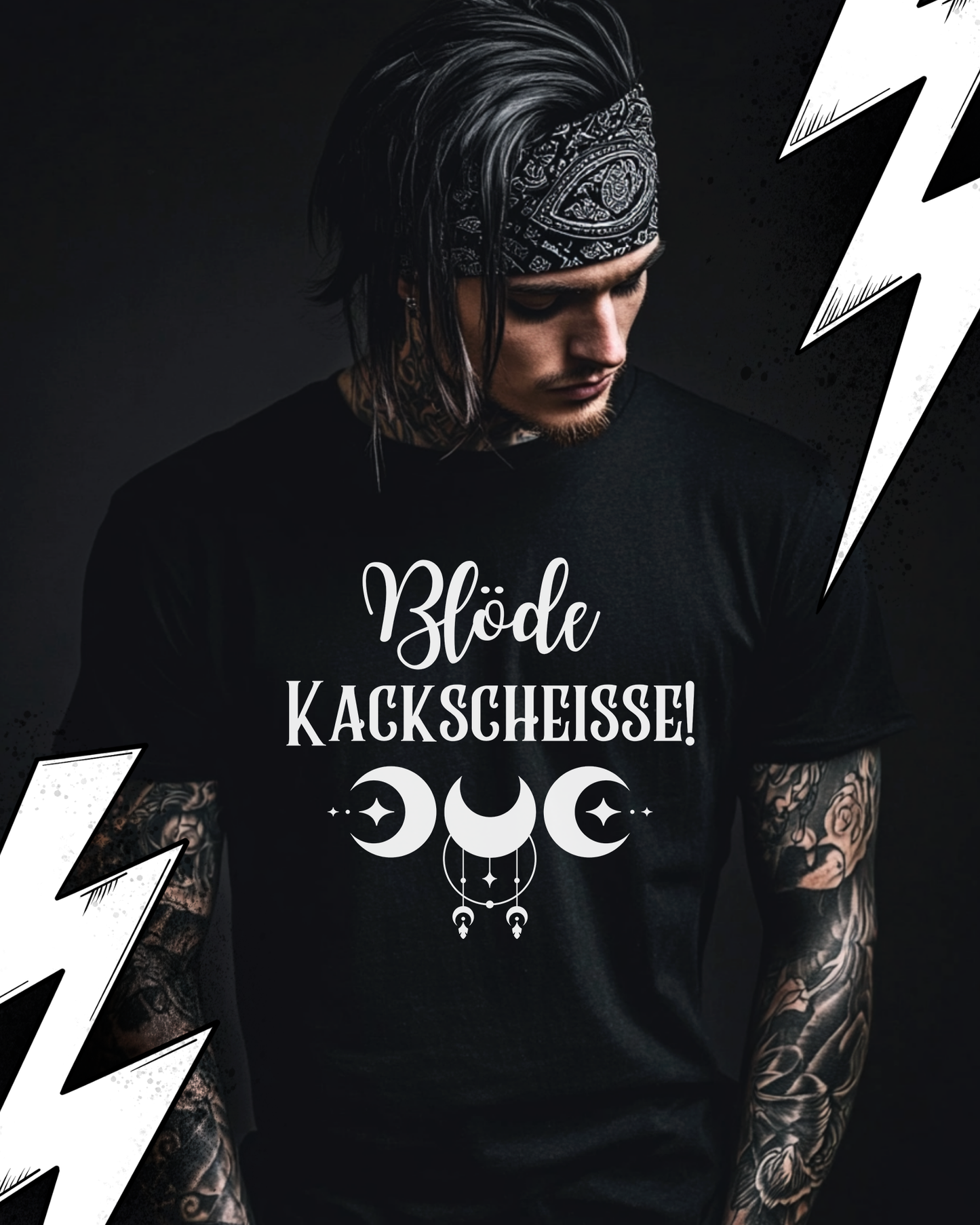 Blöde Kackscheisse - Premium T-Shirt Unisex