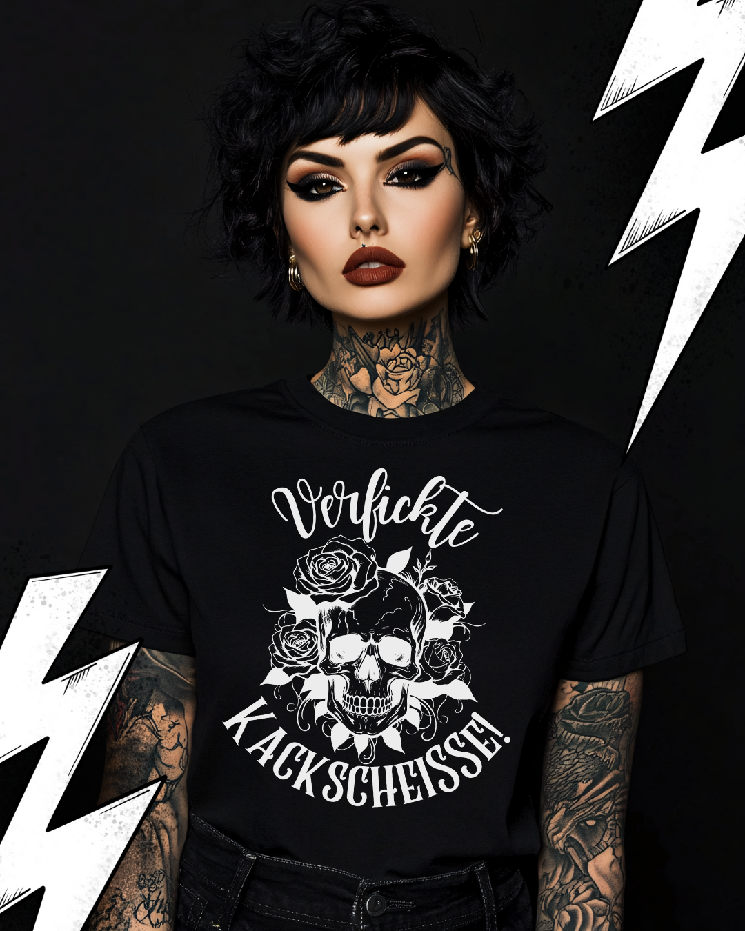 Verfickte Kackscheisse -  Premium T-Shirt Unisex